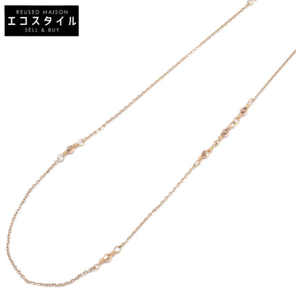 agete アガット 【美品】K10 ミラーボール ロング ネックレス