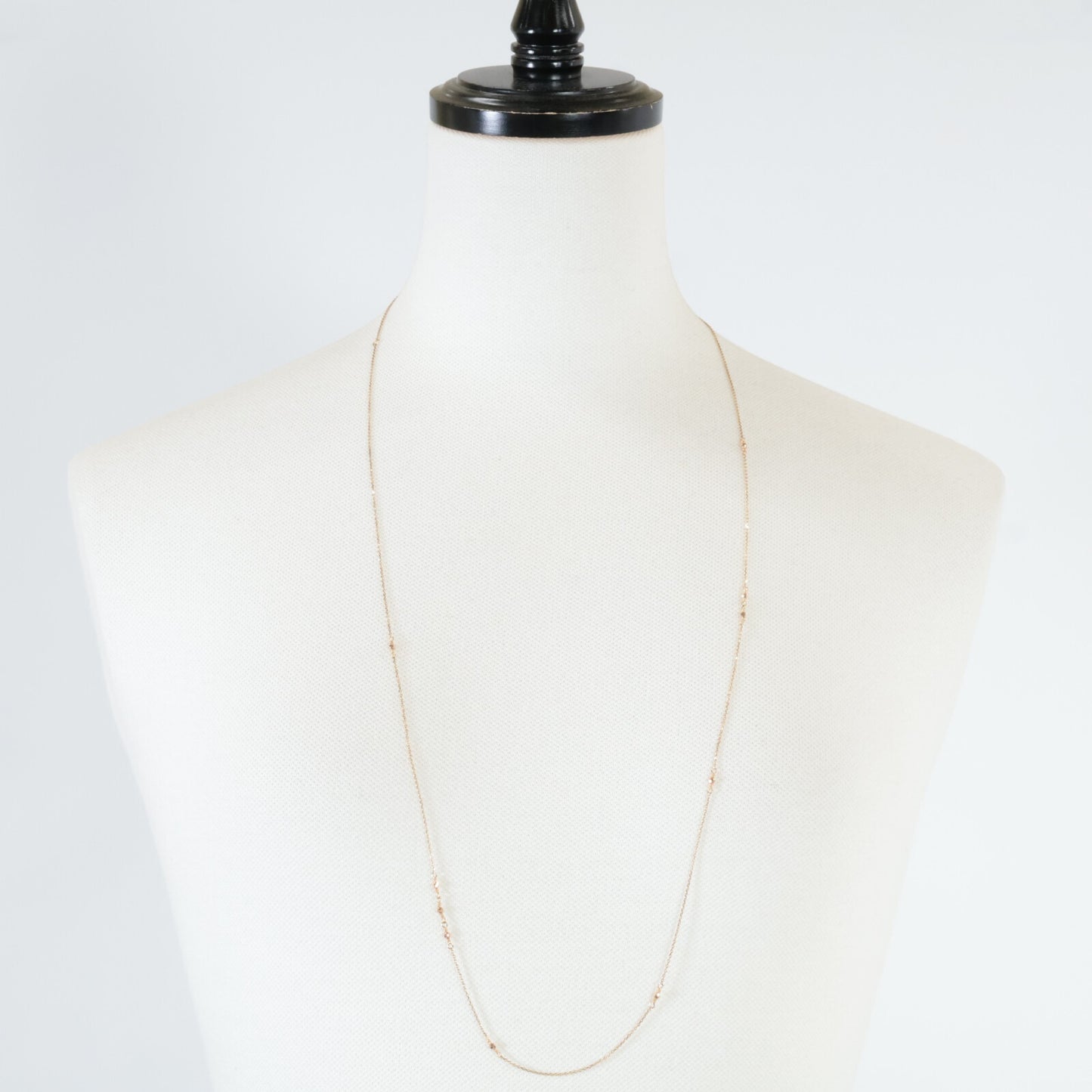 agete アガット 【美品】K10 ミラーボール ロング ネックレス