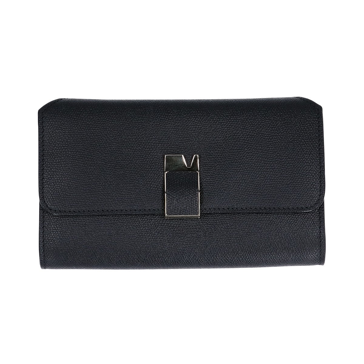 Valextra ヴァレクストラ 新品同様 SGNL0055028LOCPL99 ノーロ チェーンウォレットバッグ ショルダーバッグ