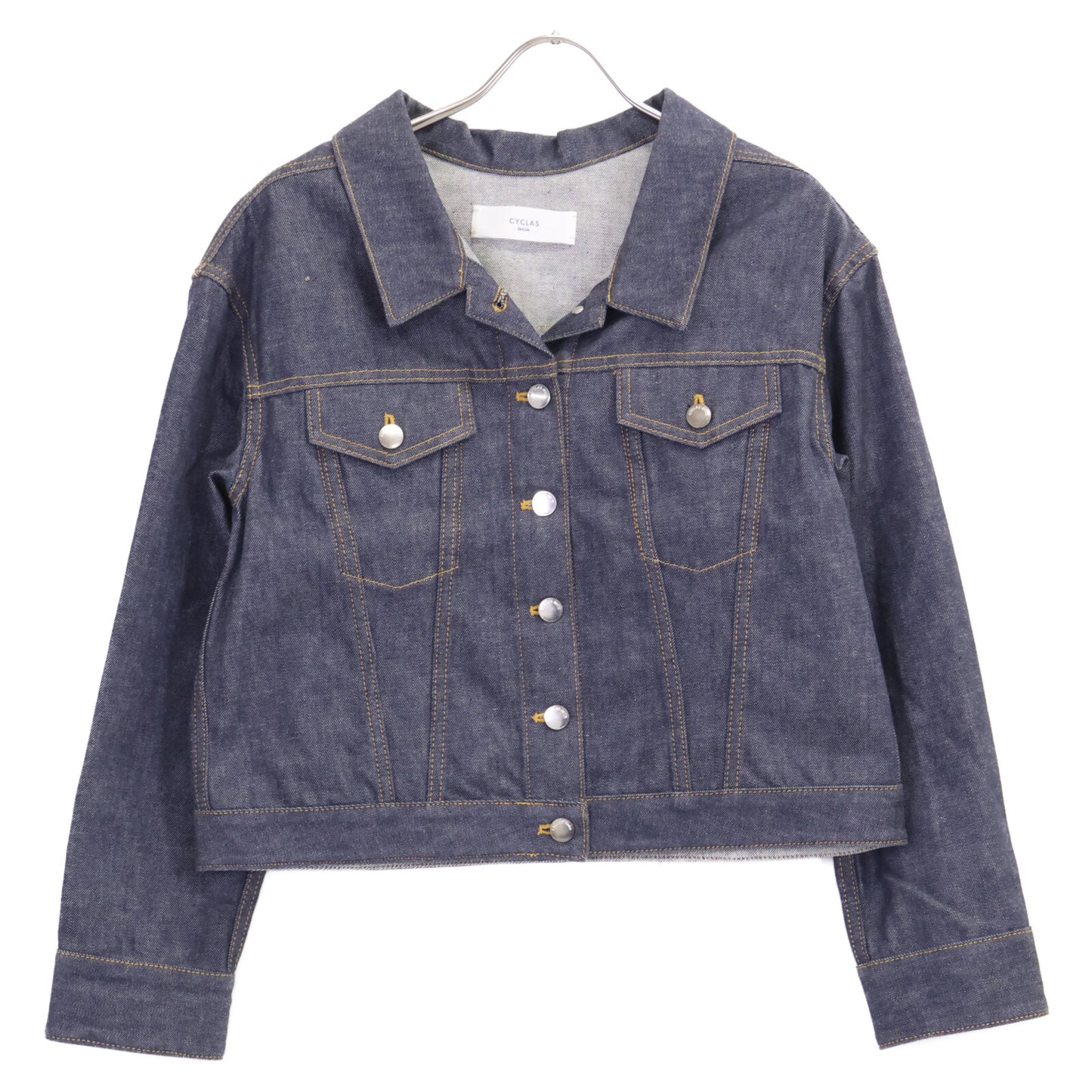 CYCLAS シクラス ﾌﾞﾙｰ ｺｯﾄﾝ ﾘｼﾞｯﾄ ﾃﾞﾆﾑｼﾞｬｹｯﾄ ジャケット O