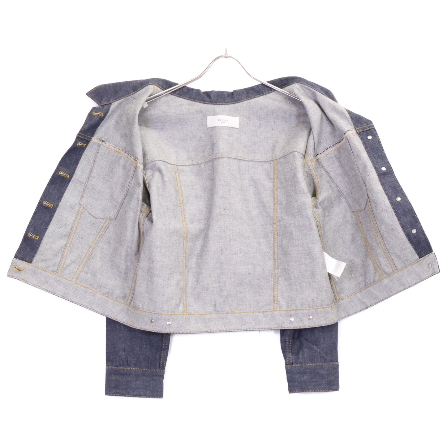 CYCLAS シクラス ﾌﾞﾙｰ ｺｯﾄﾝ ﾘｼﾞｯﾄ ﾃﾞﾆﾑｼﾞｬｹｯﾄ ジャケット O