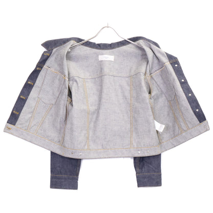 CYCLAS シクラス ﾌﾞﾙｰ ｺｯﾄﾝ ﾘｼﾞｯﾄ ﾃﾞﾆﾑｼﾞｬｹｯﾄ ジャケット O