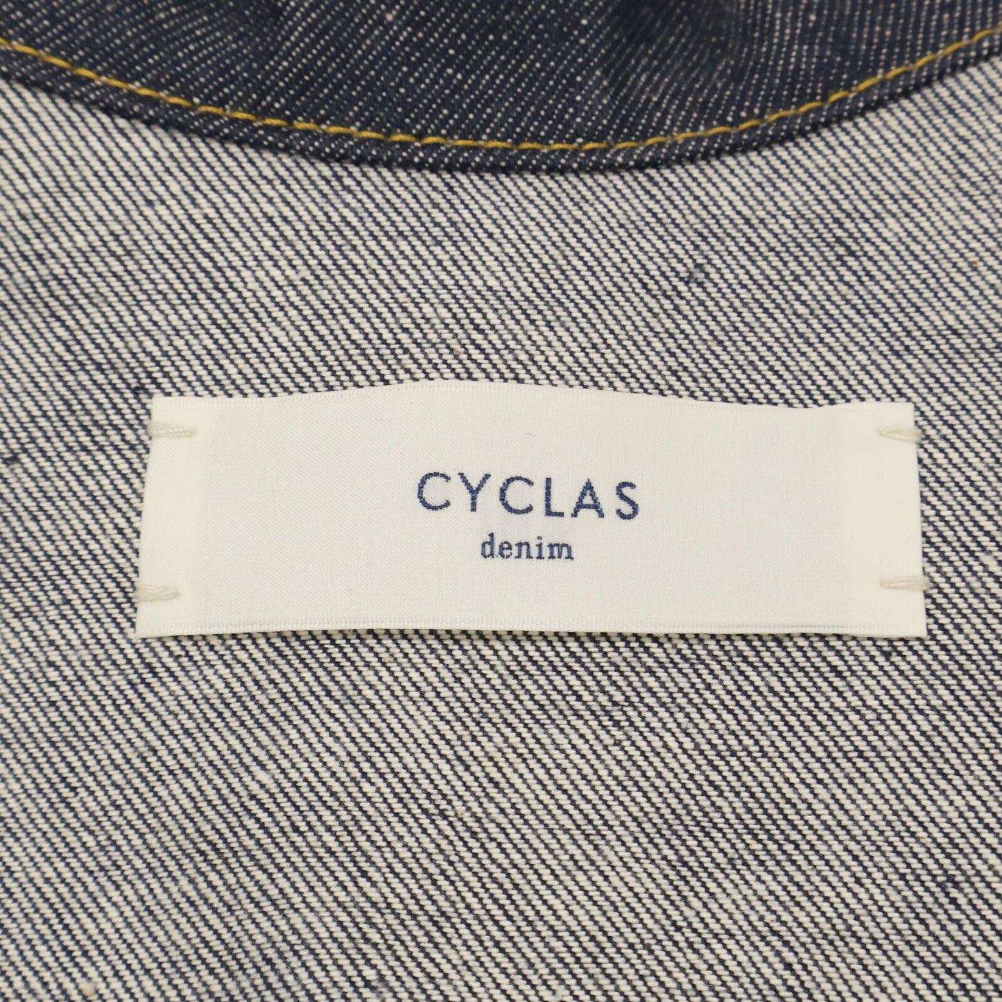 CYCLAS シクラス ﾌﾞﾙｰ ｺｯﾄﾝ ﾘｼﾞｯﾄ ﾃﾞﾆﾑｼﾞｬｹｯﾄ ジャケット O