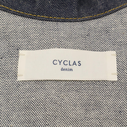 CYCLAS シクラス ﾌﾞﾙｰ ｺｯﾄﾝ ﾘｼﾞｯﾄ ﾃﾞﾆﾑｼﾞｬｹｯﾄ ジャケット O