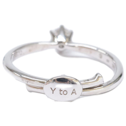 銀座ダイヤモンドシライシ SV950 Smile propose ring スマイルプロポーズ 0.202ct ダイヤモンド リング 指輪