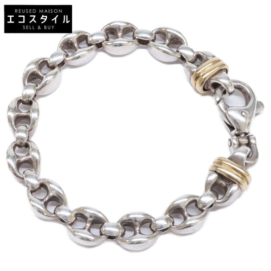 TIFFANY&Co. ティファニー 925 x K18 ヴィンテージ アンカーチェーン ブレスレット