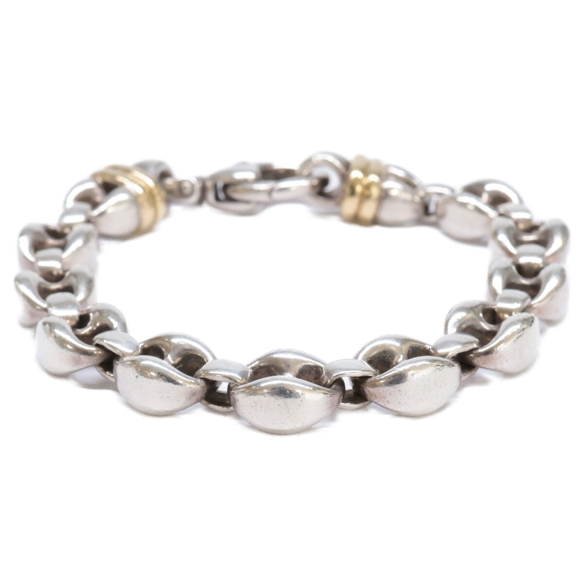 TIFFANY&Co. ティファニー 925 x K18 ヴィンテージ アンカーチェーン ブレスレット