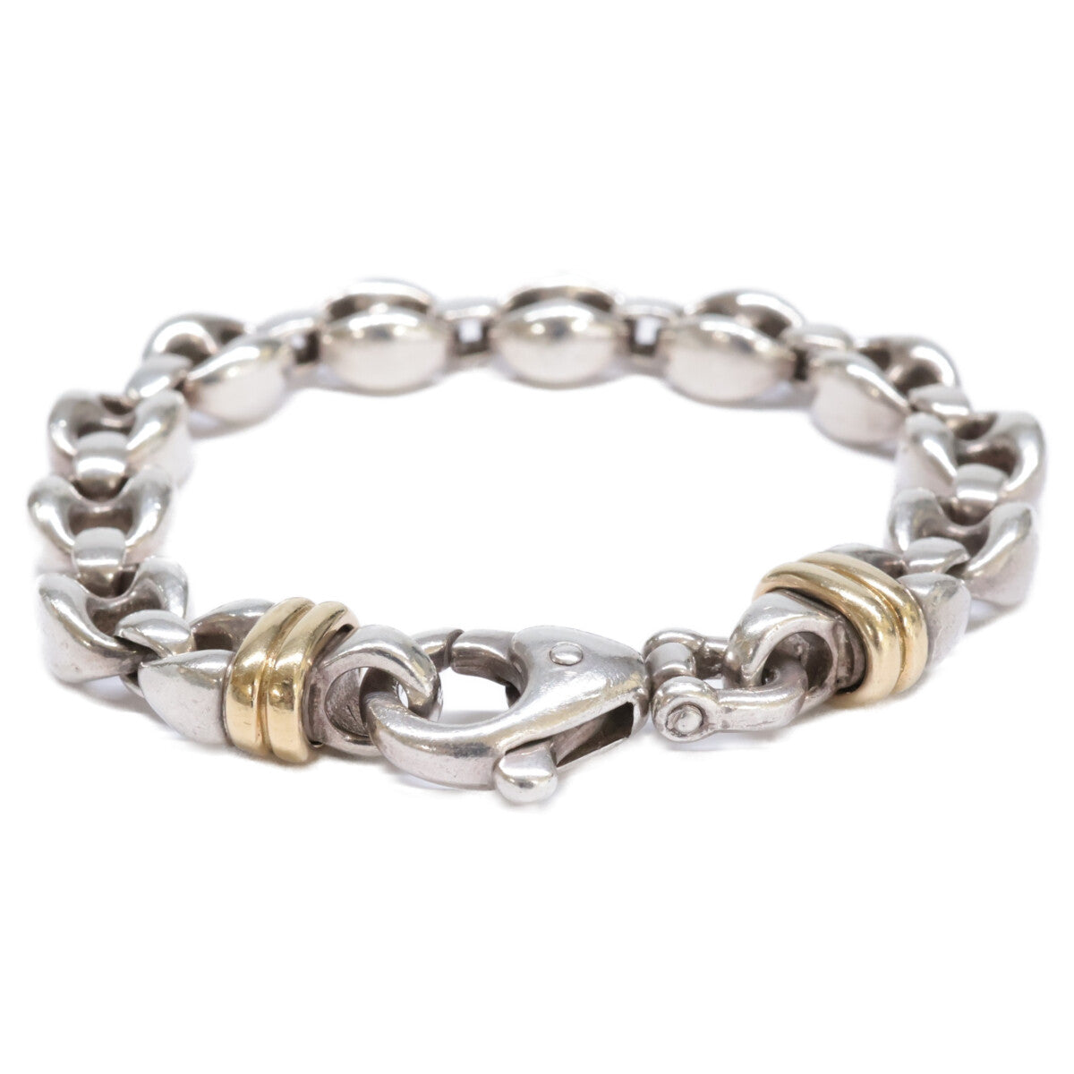 TIFFANY&Co. ティファニー 925 x K18 ヴィンテージ アンカーチェーン ブレスレット