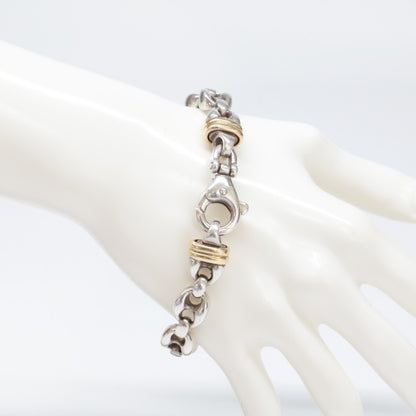 TIFFANY&Co. ティファニー 925 x K18 ヴィンテージ アンカーチェーン ブレスレット