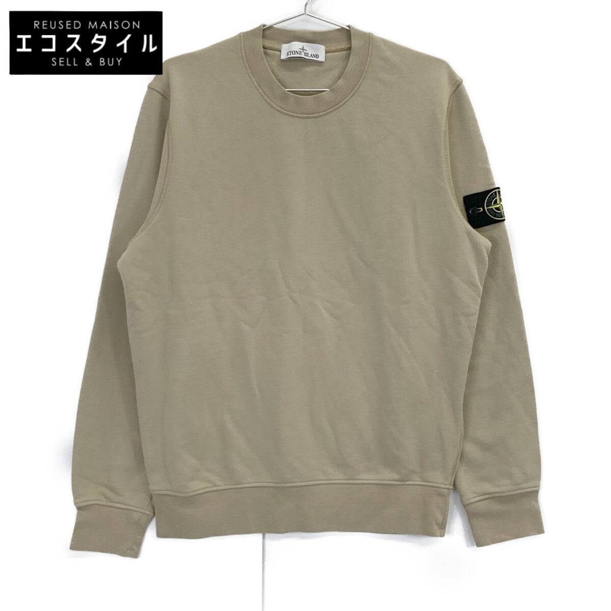 STONE ISLAND ストーンアイランド 【美品/国内正規/24年製】K1S156100044S0051 ORGANIC COTTON FLEECE クルーネック トレーナー/ トップス M