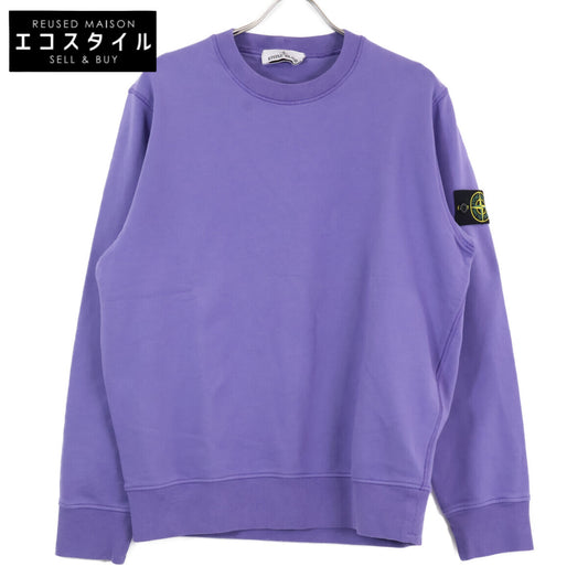STONE ISLAND ストーンアイランド 【美品/国内正規/23年製】801563051 レギュラーフィット クルーネック スウェットシャツ/ トップス L