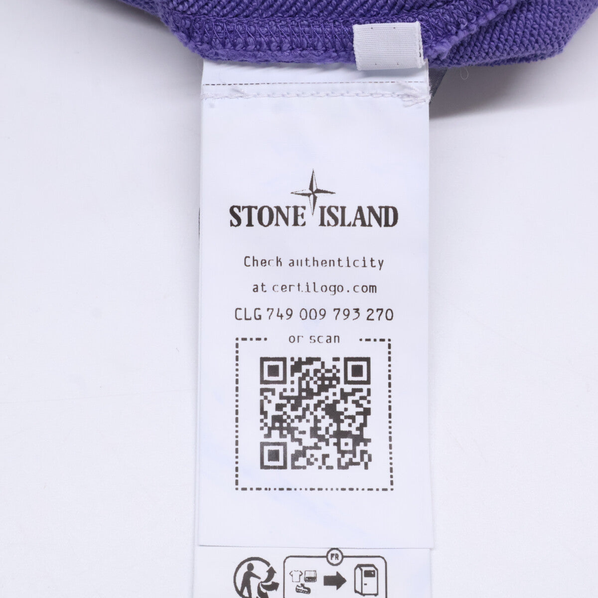 STONE ISLAND ストーンアイランド 【美品/国内正規/23年製】801563051 レギュラーフィット クルーネック スウェットシャツ/ トップス L