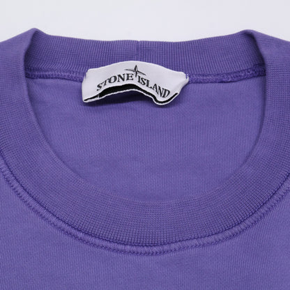 STONE ISLAND ストーンアイランド 【美品/国内正規/23年製】801563051 レギュラーフィット クルーネック スウェットシャツ/ トップス L