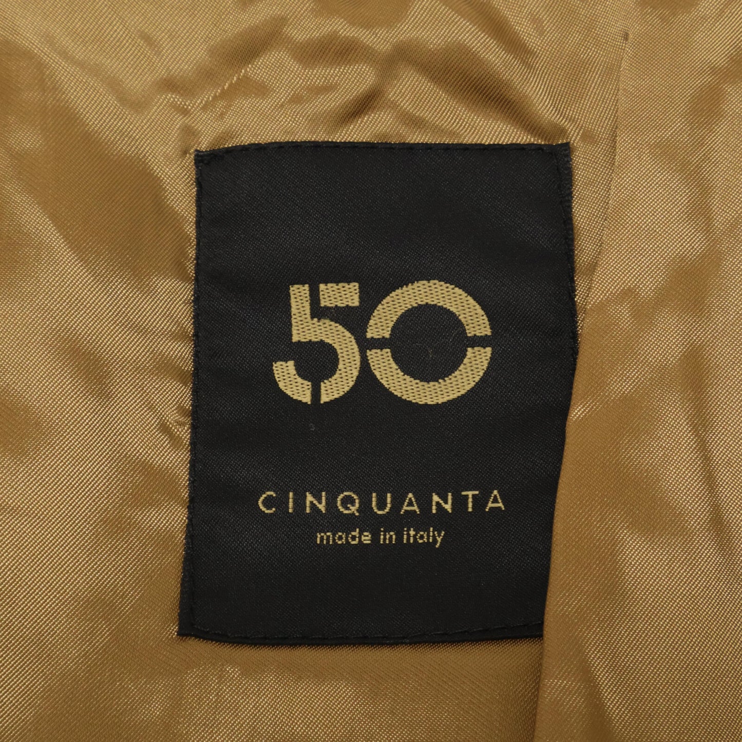 Cinquanta チンクアンタ 【国内正規】H-502 ラムレザー シングルライダース ジャケット 50