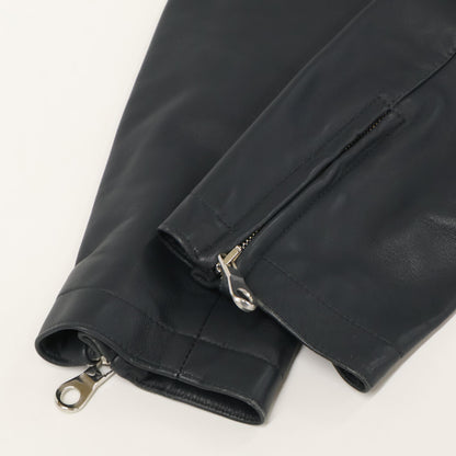 Cinquanta チンクアンタ 【国内正規】H-502 ラムレザー シングルライダース ジャケット 50