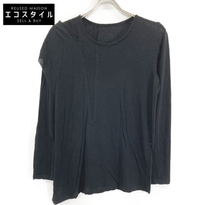 Y's ワイズ YS-T09-063 ﾌﾞﾗｯｸ 24SS ｽﾄﾚｯﾁｱｼﾝﾒﾄﾘｰ 変形ｶｯﾄｿｰ トップス 2