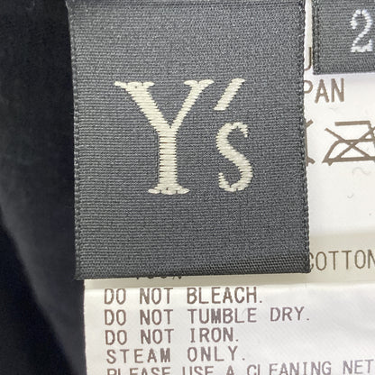 Y's ワイズ YS-T09-063 ﾌﾞﾗｯｸ 24SS ｽﾄﾚｯﾁｱｼﾝﾒﾄﾘｰ 変形ｶｯﾄｿｰ トップス 2