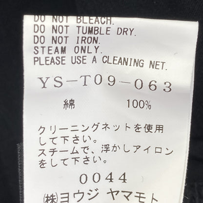 Y's ワイズ YS-T09-063 ﾌﾞﾗｯｸ 24SS ｽﾄﾚｯﾁｱｼﾝﾒﾄﾘｰ 変形ｶｯﾄｿｰ トップス 2