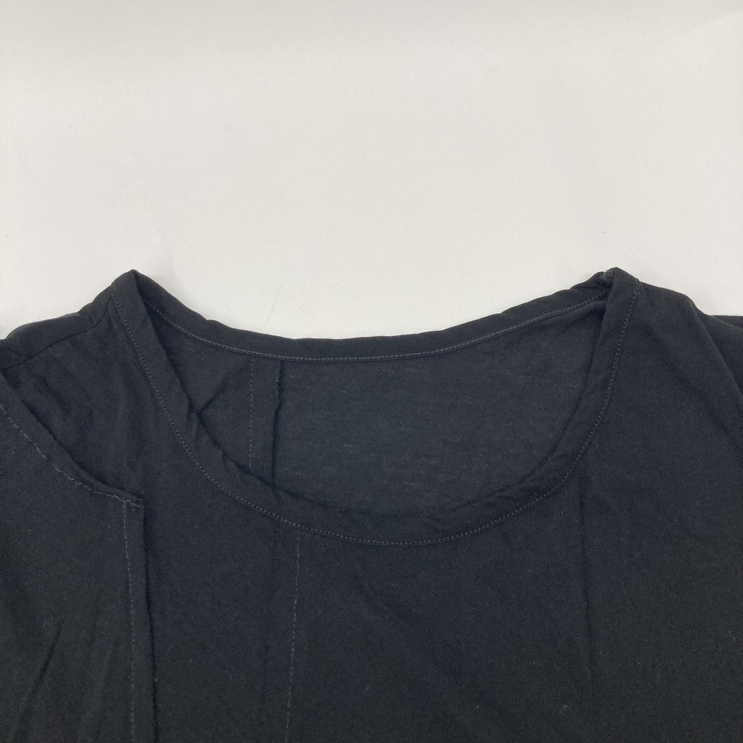 Y's ワイズ YS-T09-063 ﾌﾞﾗｯｸ 24SS ｽﾄﾚｯﾁｱｼﾝﾒﾄﾘｰ 変形ｶｯﾄｿｰ トップス 2