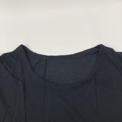 Y's ワイズ YS-T09-063 ﾌﾞﾗｯｸ 24SS ｽﾄﾚｯﾁｱｼﾝﾒﾄﾘｰ 変形ｶｯﾄｿｰ トップス 2