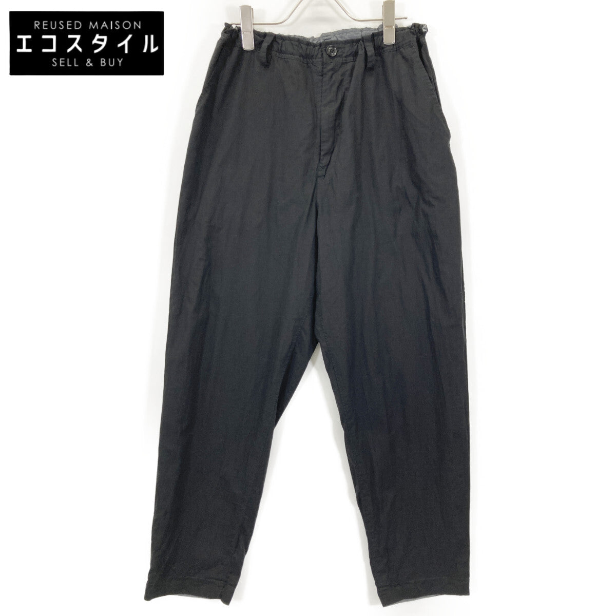 Y's ワイズ 25SS YT-P09-029 ﾌﾞﾗｯｸ ﾊﾟﾝﾂ ボトムス 表記なし