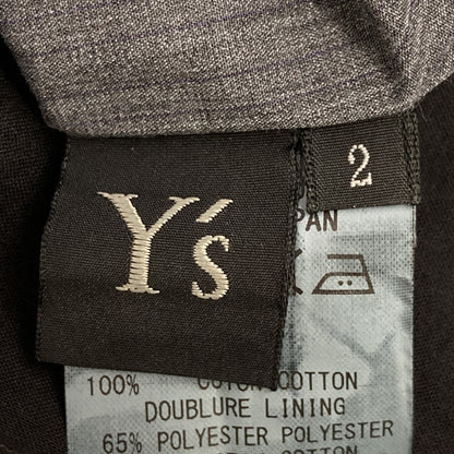 Y's ワイズ 25SS YT-P09-029 ﾌﾞﾗｯｸ ﾊﾟﾝﾂ ボトムス 表記なし