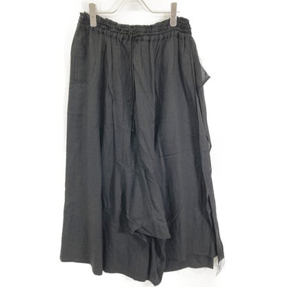 Y's ワイズ 24SS YS-P14-201 ﾌﾞﾗｯｸ ｻﾙｴﾙﾊﾟﾝﾂ ボトムス 2