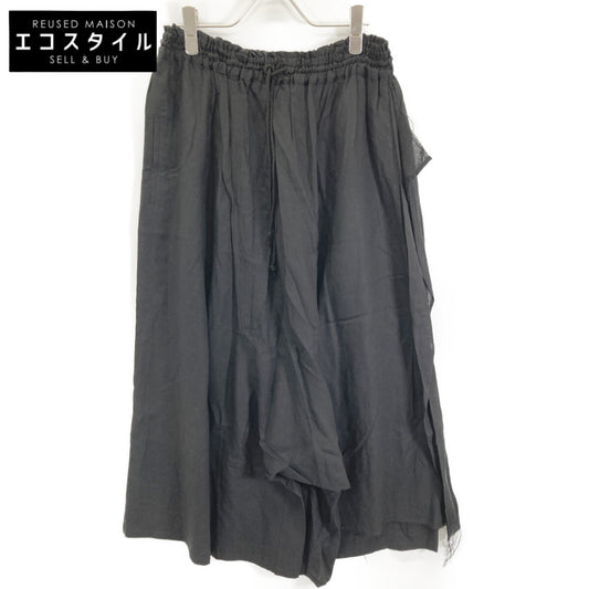 Y's ワイズ 24SS YS-P14-201 ﾌﾞﾗｯｸ ｻﾙｴﾙﾊﾟﾝﾂ ボトムス 2