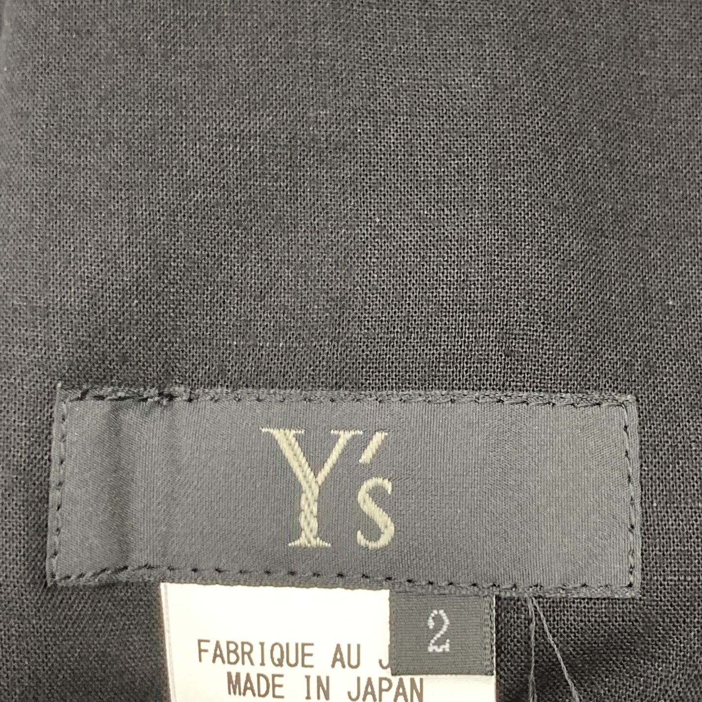 Y's ワイズ 24SS YS-P14-201 ﾌﾞﾗｯｸ ｻﾙｴﾙﾊﾟﾝﾂ ボトムス 2