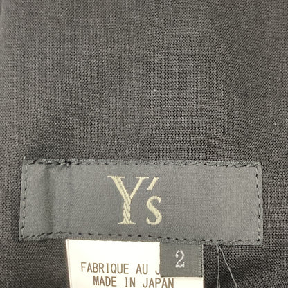 Y's ワイズ 24SS YS-P14-201 ﾌﾞﾗｯｸ ｻﾙｴﾙﾊﾟﾝﾂ ボトムス 2