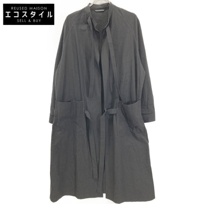 Y's ワイズ YZ-C12-017 23SS ﾌﾞﾗｯｸ ｻｰｼﾞｶﾙｺｯﾄﾝﾘﾈﾝｶﾞｳﾝ コート 1