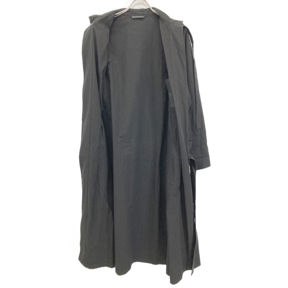 Y's ワイズ YZ-C12-017 23SS ﾌﾞﾗｯｸ ｻｰｼﾞｶﾙｺｯﾄﾝﾘﾈﾝｶﾞｳﾝ コート 1