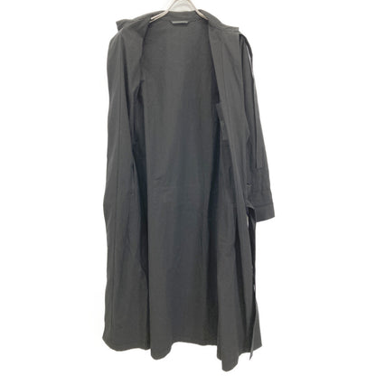 Y's ワイズ YZ-C12-017 23SS ﾌﾞﾗｯｸ ｻｰｼﾞｶﾙｺｯﾄﾝﾘﾈﾝｶﾞｳﾝ コート 1