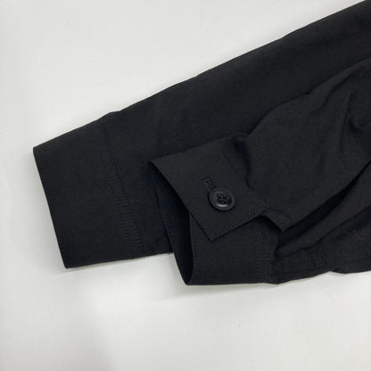 Y's ワイズ YZ-C12-017 23SS ﾌﾞﾗｯｸ ｻｰｼﾞｶﾙｺｯﾄﾝﾘﾈﾝｶﾞｳﾝ コート 1