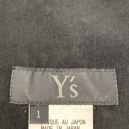 Y's ワイズ 23年ｺﾚｸｼｮﾝ CREPE de CHINE FRONT TUCK THICK PANTS ボトムス 1