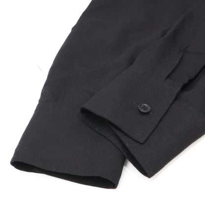 Yohji Yamamoto ヨウジヤマモト ﾌﾞﾗｯｸ CELLULOSE LAYERED BLOUSE トップス 1