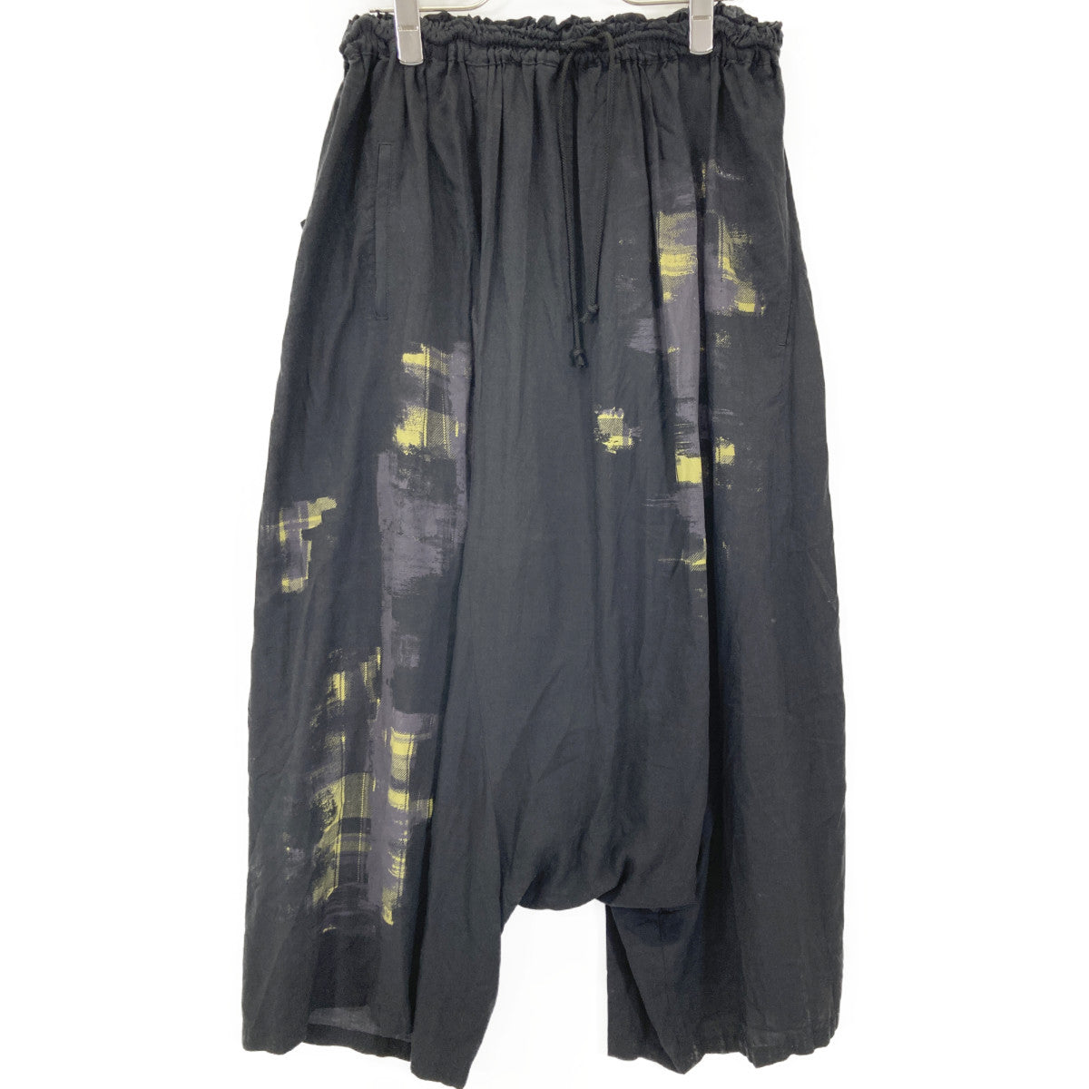 Y's ワイズ YZ-P11-213 ﾌﾞﾗｯｸ WITH SHIRRING DETAILS ｻﾙｴﾙﾊﾟﾝﾂ ボトムス 1