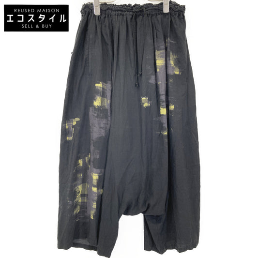 Y's ワイズ YZ-P11-213 ﾌﾞﾗｯｸ WITH SHIRRING DETAILS ｻﾙｴﾙﾊﾟﾝﾂ ボトムス 1