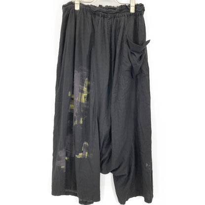 Y's ワイズ YZ-P11-213 ﾌﾞﾗｯｸ WITH SHIRRING DETAILS ｻﾙｴﾙﾊﾟﾝﾂ ボトムス 1