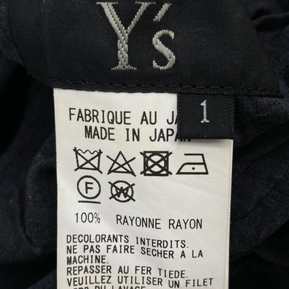 Y's ワイズ YZ-P11-213 ﾌﾞﾗｯｸ WITH SHIRRING DETAILS ｻﾙｴﾙﾊﾟﾝﾂ ボトムス 1