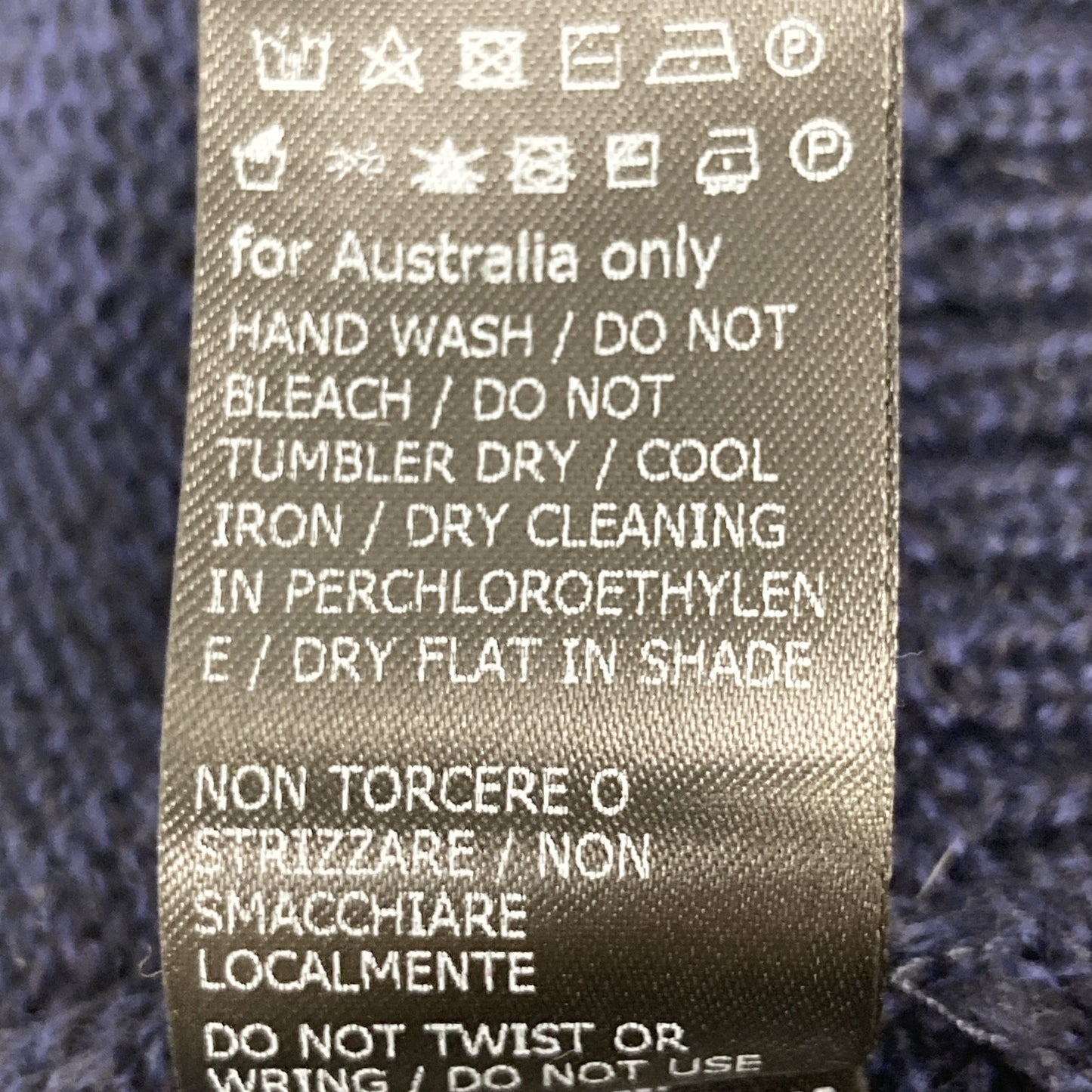 ZANONE ザノーネ 812519 CHIOTO ﾈｲﾋﾞｰ 5ｹﾞｰｼﾞｳｰﾙｿﾘｯﾄﾞ ﾆｯﾄｶｰﾃﾞｨｶﾞﾝ トップス 50