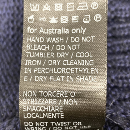 ZANONE ザノーネ 812519 CHIOTO ﾈｲﾋﾞｰ 5ｹﾞｰｼﾞｳｰﾙｿﾘｯﾄﾞ ﾆｯﾄｶｰﾃﾞｨｶﾞﾝ トップス 50