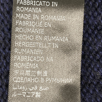ZANONE ザノーネ 812519 CHIOTO ﾈｲﾋﾞｰ 5ｹﾞｰｼﾞｳｰﾙｿﾘｯﾄﾞ ﾆｯﾄｶｰﾃﾞｨｶﾞﾝ トップス 50