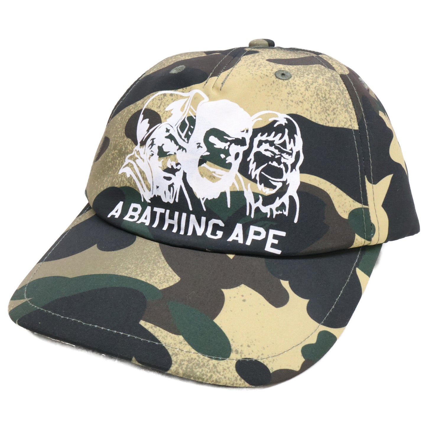 A BATHING APE アベイシングエイプ 【新品同様】1L70180003 MIXED 1ST CAMO CAP BAPE LEGACY ベースボールキャップ 帽子 F