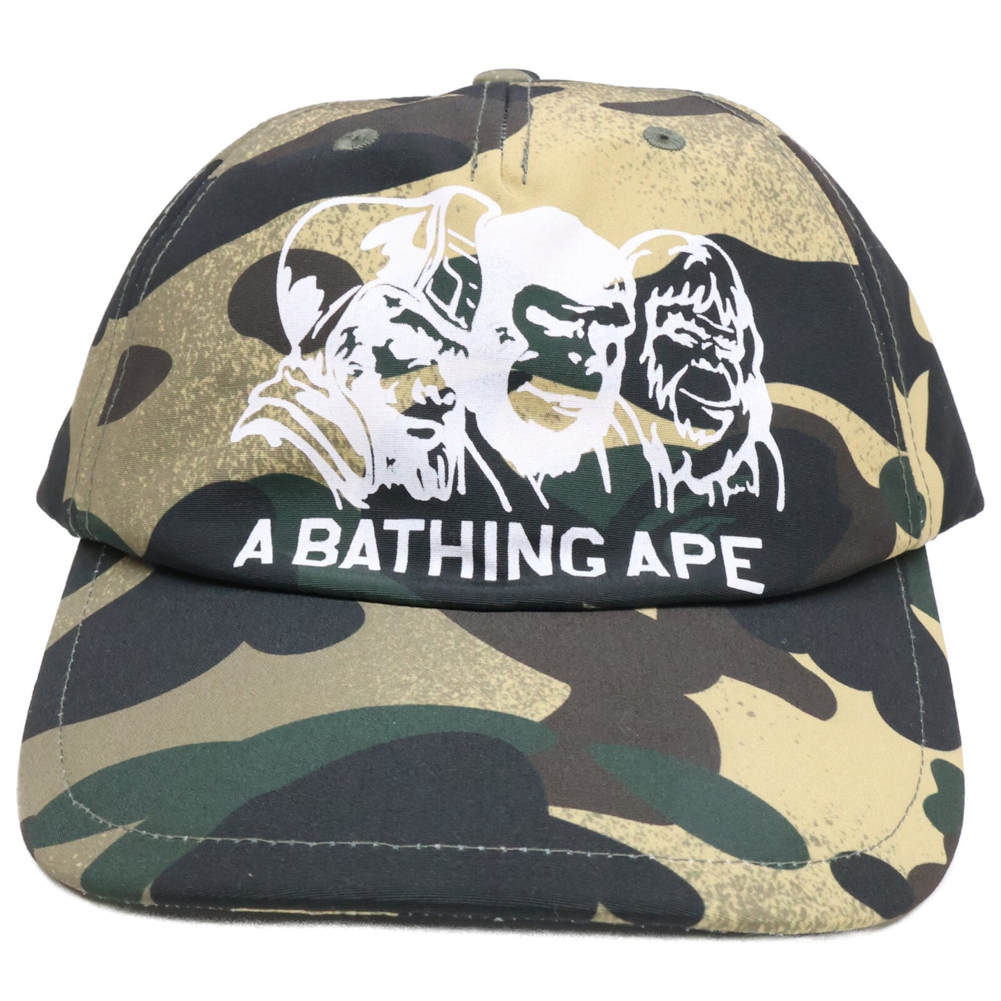 A BATHING APE アベイシングエイプ 【新品同様】1L70180003 MIXED 1ST CAMO CAP BAPE LEGACY ベースボールキャップ 帽子 F