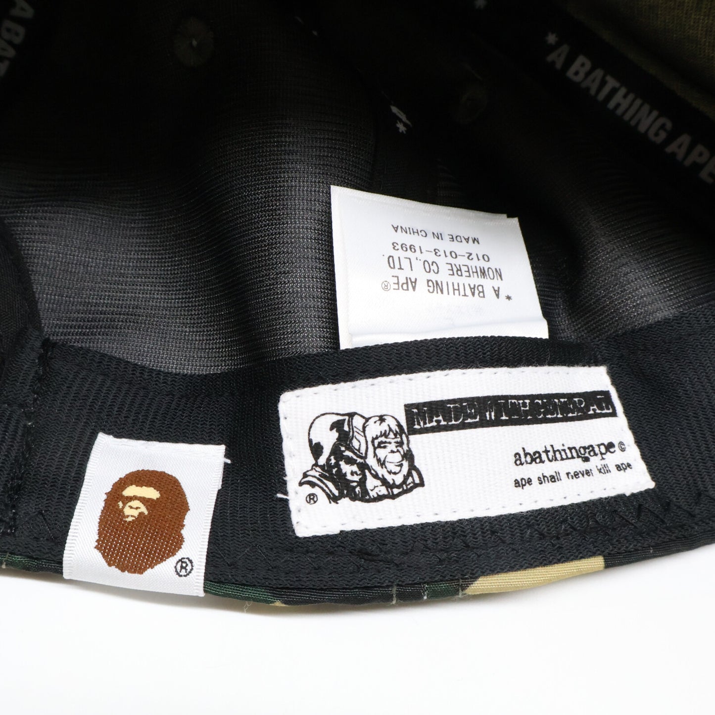 A BATHING APE アベイシングエイプ 【新品同様】1L70180003 MIXED 1ST CAMO CAP BAPE LEGACY ベースボールキャップ 帽子 F