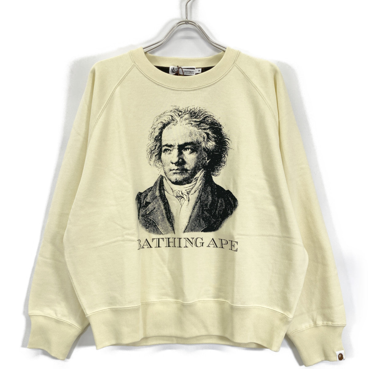 A BATHING APE アベイシングエイプ 【新品同様】001SWL701001M べートーヴェン クルーネック スウェットシャツ/ トップス M