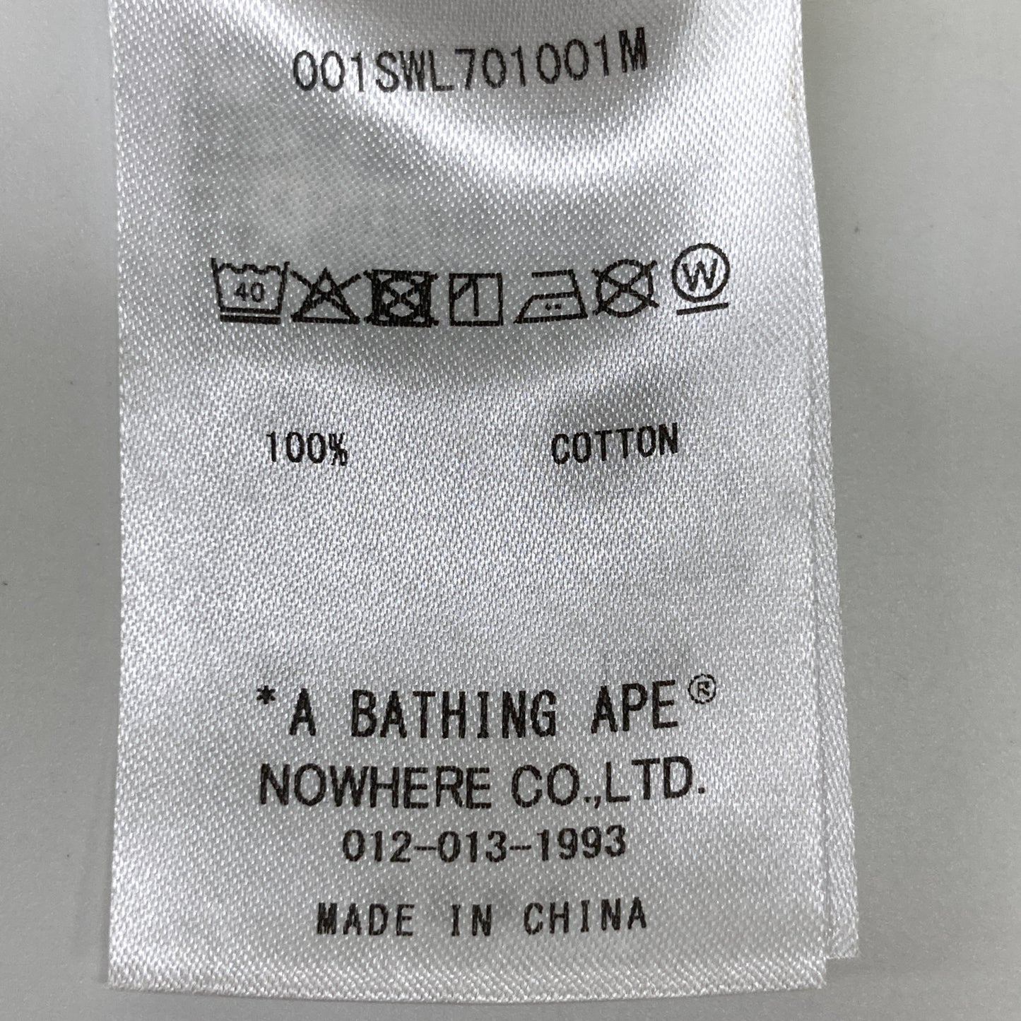 A BATHING APE アベイシングエイプ 【新品同様】001SWL701001M べートーヴェン クルーネック スウェットシャツ/ トップス M