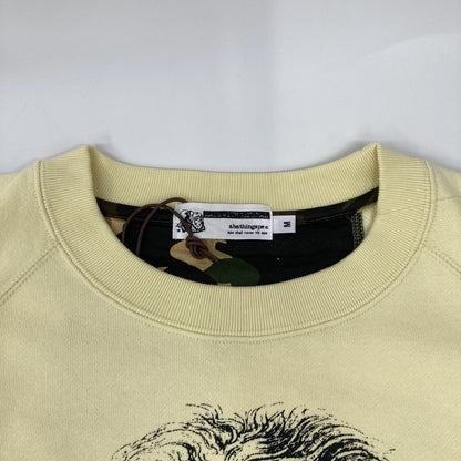 A BATHING APE アベイシングエイプ 【新品同様】001SWL701001M べートーヴェン クルーネック スウェットシャツ/ トップス M