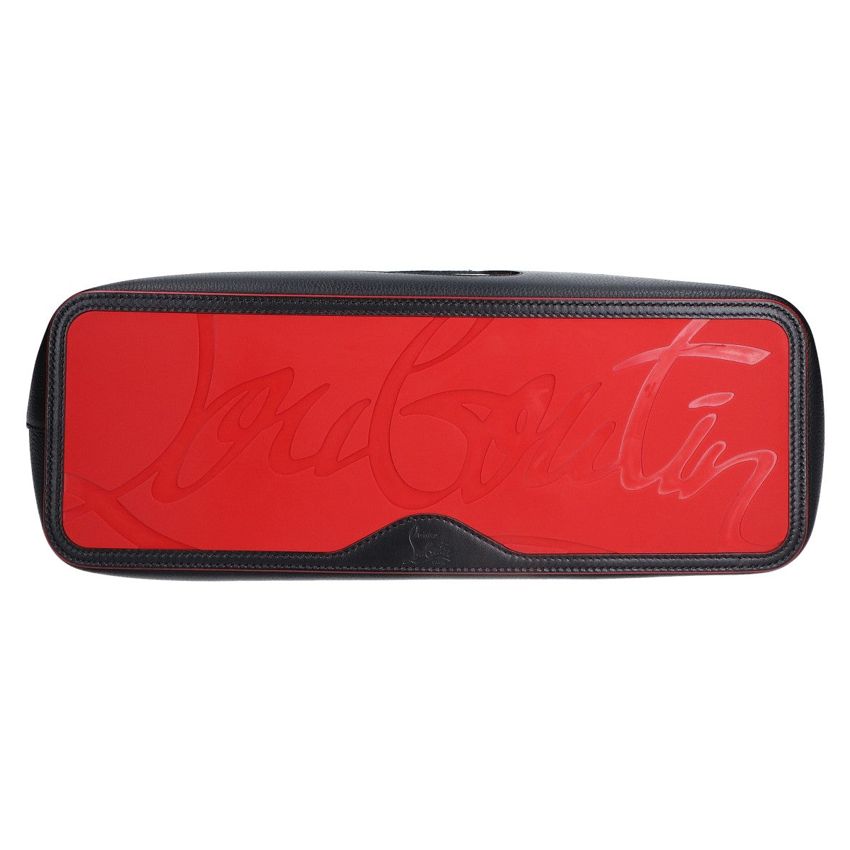 Christian Louboutin クリスチャンルブタン 新品同様 3195092 Cabata Logo CALF EMPIRE/PVC Tote Bag スパイクスタッズ カバタ ロゴ トートバッグ